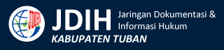 JDIH pemerintah kabupaten tuban